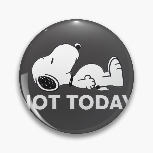 Item preview, Not Today Snoopy Dog - Funny Cartoon Graphic Tee ⭐⭐⭐⭐⭐ designed and sold by kimcstein.