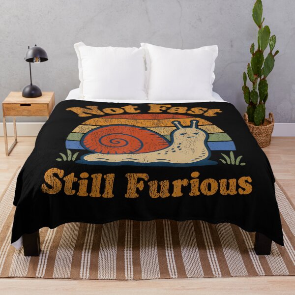 Item preview, Not Fast Still Furious Snail Pace Angry Sarcastic Humor designed and sold by JamesCrArt.