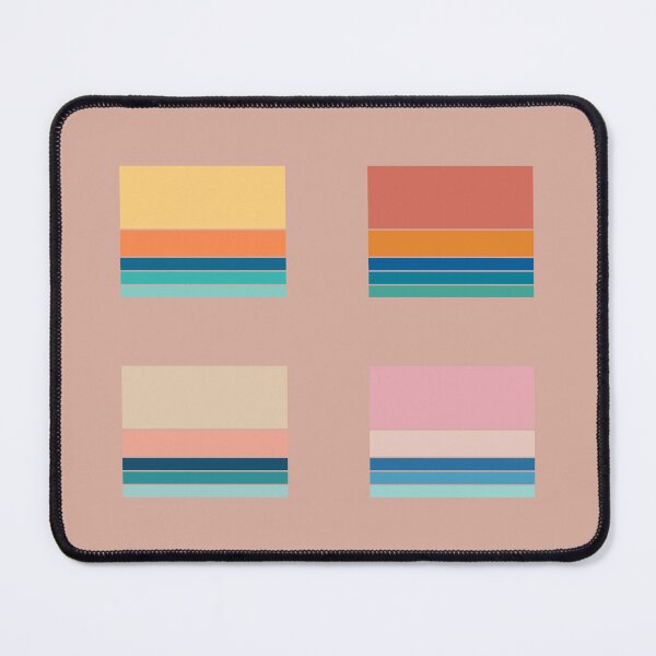 Item preview, Beach Colors Stripes in Rectangles x 4 Rectangles designed and sold by Beachy.