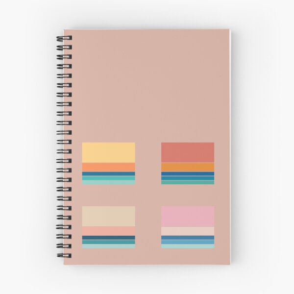 Item preview, Beach Colors Stripes in Rectangles x 4 Rectangles designed and sold by Beachy.