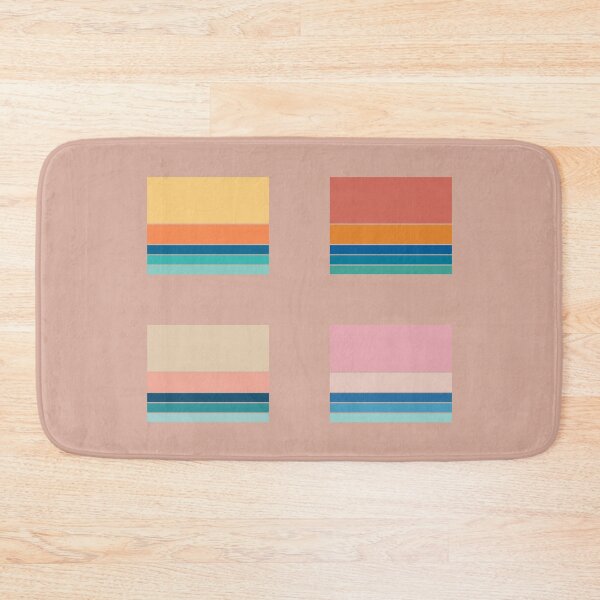 Item preview, Beach Colors Stripes in Rectangles x 4 Rectangles designed and sold by Beachy.