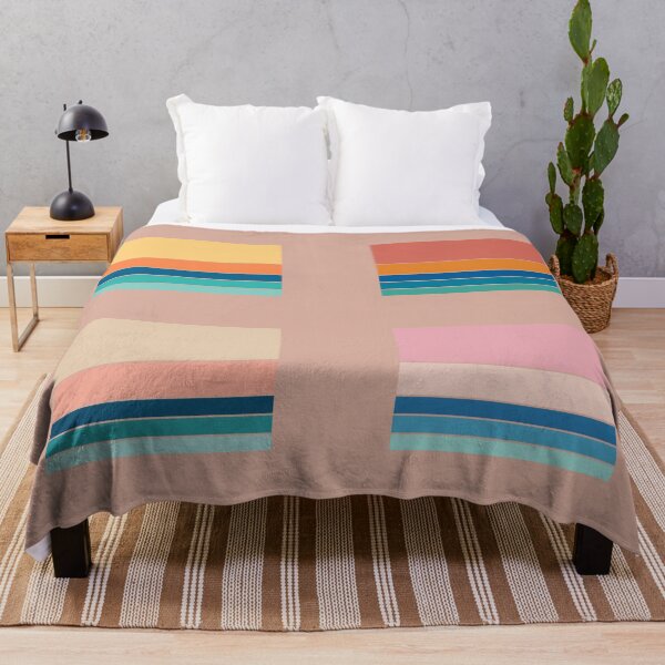 Item preview, Beach Colors Stripes in Rectangles x 4 Rectangles designed and sold by Beachy.