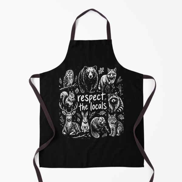 Item preview, Nature Lover Respect The Locals Forest Wildlife designed and sold by JamesCrArt.