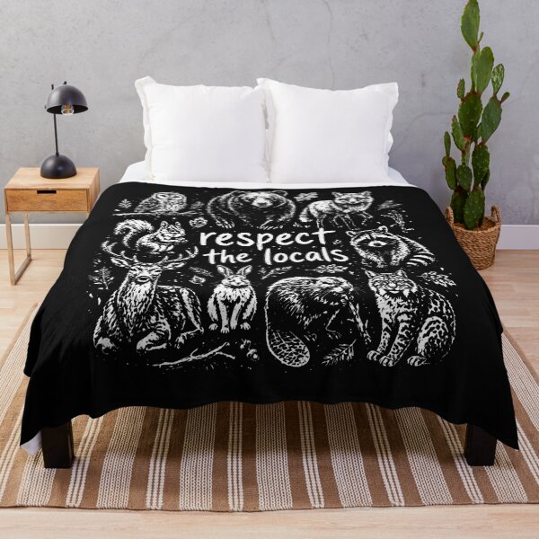 Item preview, Nature Lover Respect The Locals Forest Wildlife designed and sold by JamesCrArt.