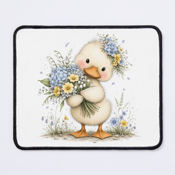 Item preview, Cute Floral Duck designed and sold by PetalGarden.