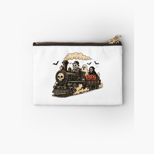 Item preview, Halloween Skeleton Train Ghost Reaper Spooky Express designed and sold by MAPDDesigns.