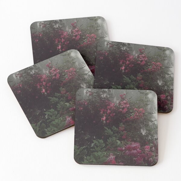 Item preview, Moody Dark Botanical Pink Flowers in Foggy Forest designed and sold by Nature Moments.