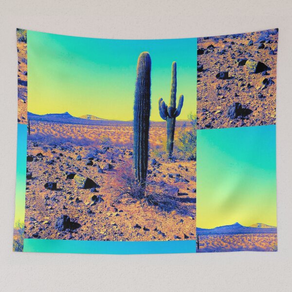 Item preview, Saguaro Cactus Neon Cyber Aesthetic designed and sold by meganlaub1.