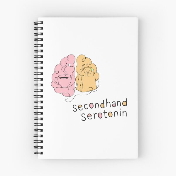 Item preview, Secondhand Serotonin Thrift Lover Pastel Brain Coffee designed and sold by chattsuede.