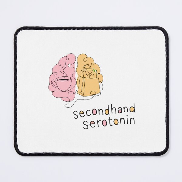 Item preview, Secondhand Serotonin Thrift Lover Pastel Brain Coffee designed and sold by chattsuede.