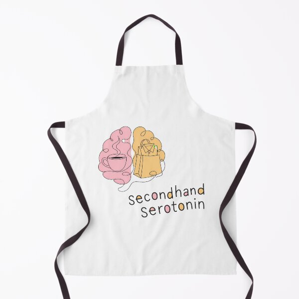 Item preview, Secondhand Serotonin Thrift Lover Pastel Brain Coffee designed and sold by chattsuede.