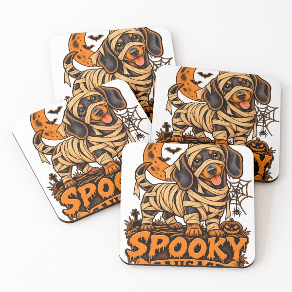 Item preview, Spooky Sausage Dachshund Halloween Shirt Funny Mummy Dachshund Shirt designed and sold by KnrNazimTHRE4DS.