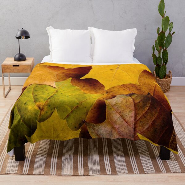 Item preview, Golden Autumn Leaves – Fall Foliage Nature Photography Print designed and sold by BuckaBaby.