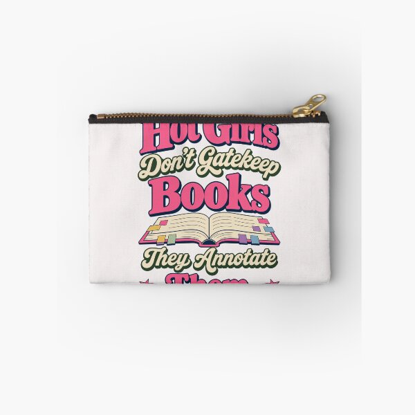 Item preview, BookTok Aesthetic Hot Girls Don't Gatekeep Books designed and sold by PrintivoraHub.