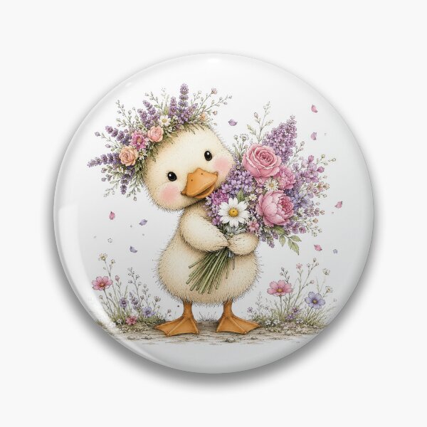 Item preview, Duck with Flower Bouquet designed and sold by PetalGarden.