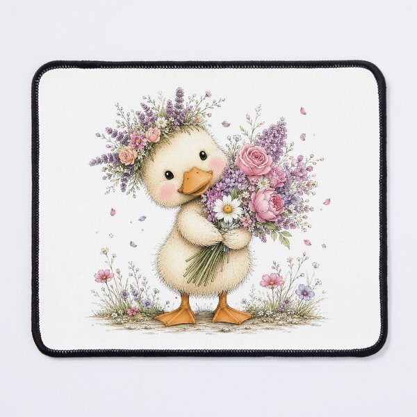 Item preview, Duck with Flower Bouquet designed and sold by PetalGarden.