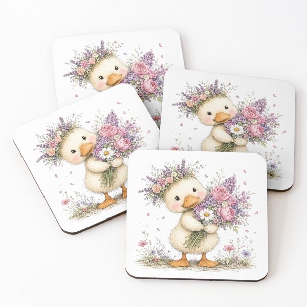 Item preview, Duck with Flower Bouquet designed and sold by PetalGarden.