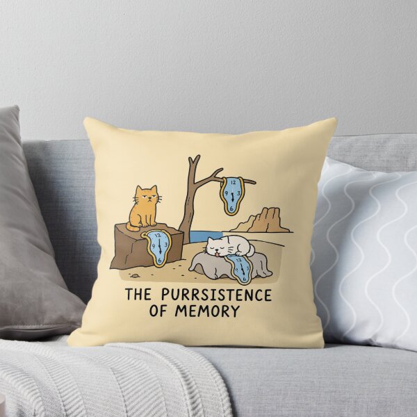 Item preview, The Purrsistence of Memory Cat designed and sold by MonkiFlipp.