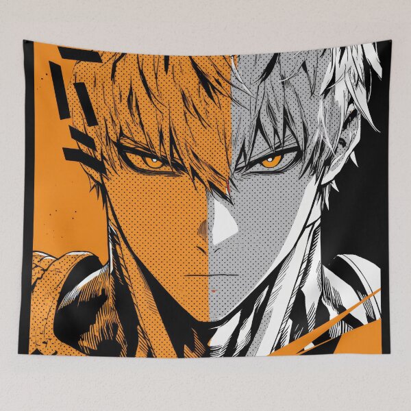 Item preview,  Cyborg Super Chad Duotone Poster  designed and sold by AnimeArsenalPrints.