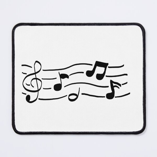 Item preview, Hand Drawn Musical Notes Clef Staff Graphic designed and sold by AyaanArtStudio.