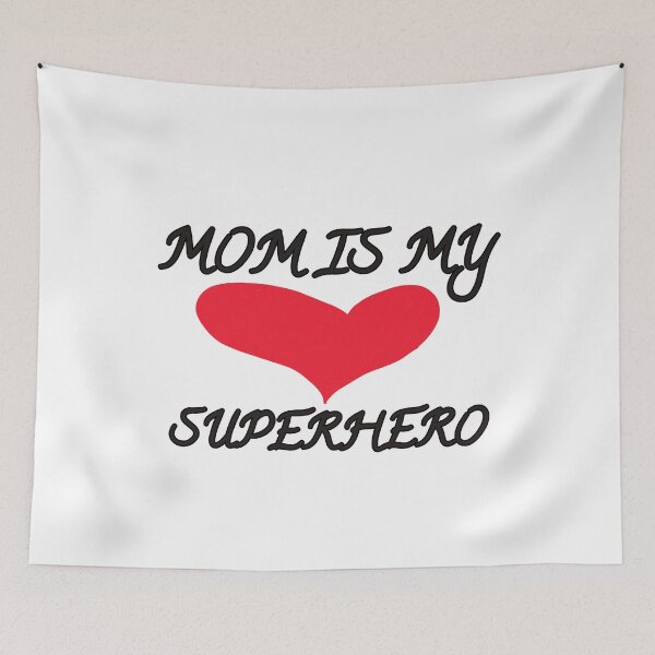 Item preview, Mom is my superhero - Minimalist approach to motherhood designed and sold by vibeno1.