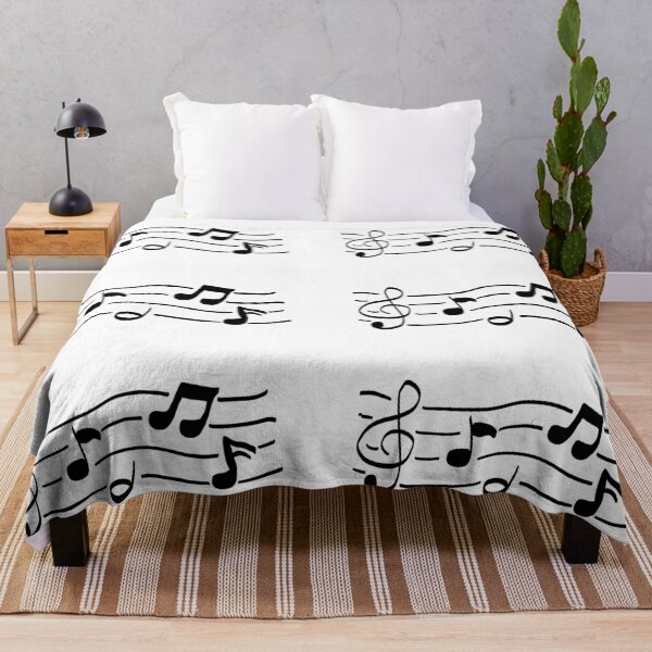 Item preview, Hand Drawn Musical Notes Clef Staff Graphic designed and sold by AyaanArtStudio.