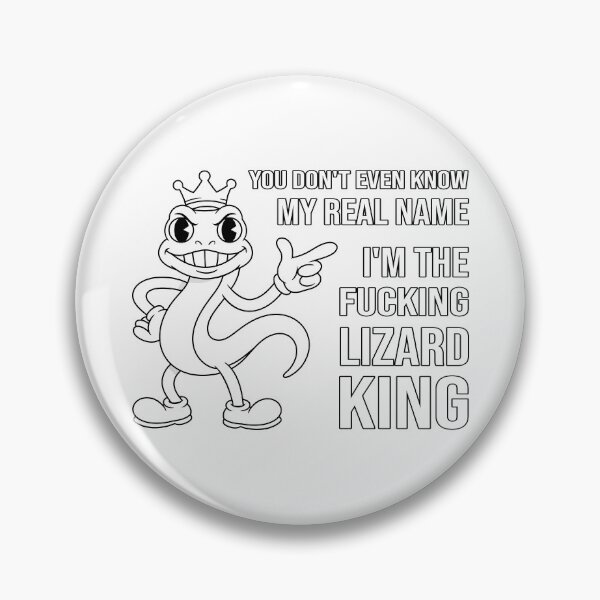 Item preview, Lizard King (B&W) designed and sold by Krameri Creations.