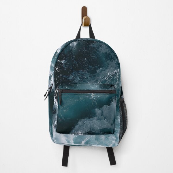 Item preview, Dark Blue Ocean Water Whitewater Spray Across a Rough Sea Swell designed and sold by Yoruhara.