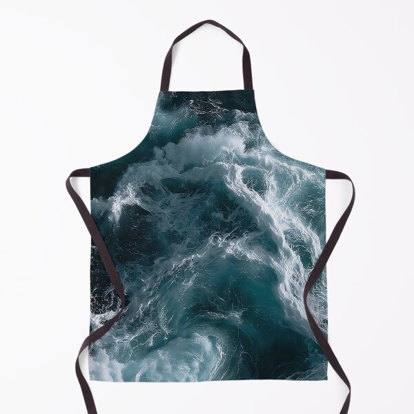 Item preview, Dark Blue Ocean Water Whitewater Spray Across a Rough Sea Swell designed and sold by Nine Lives Studio.