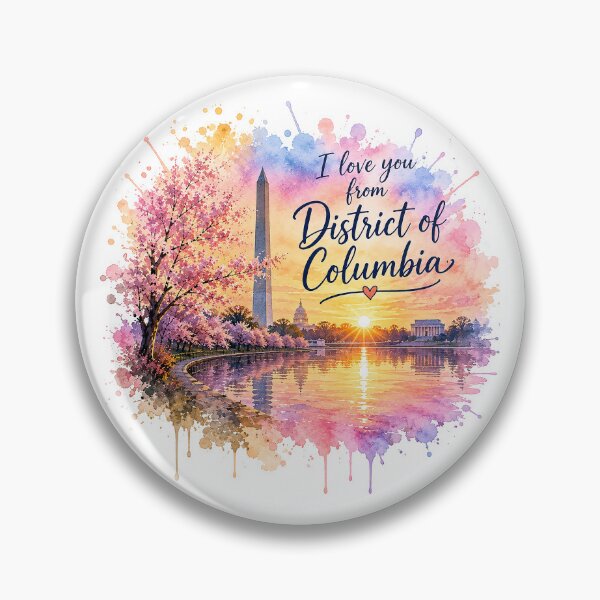 Item preview, Capital Heartlight: Love from a District of Columbia Sunrise designed and sold by BlissBlvdShop.