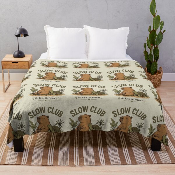 Item preview, Slow Club: Capybara and Turtle No Rush No Pressure designed and sold by shoula7art.