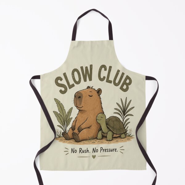 Item preview, Slow Club: Capybara and Turtle No Rush No Pressure designed and sold by shoula7art.