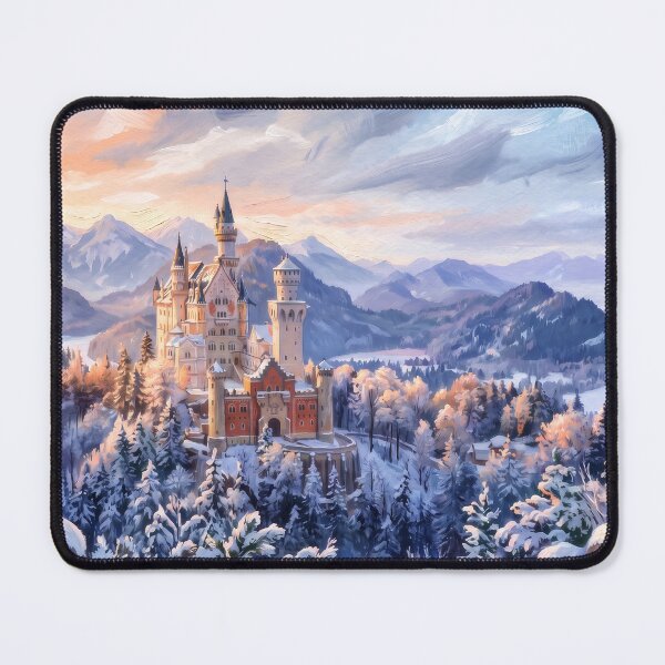 Item preview, Neuschwanstein Castle Bavaria in Winter designed and sold by RedPeaStudio.