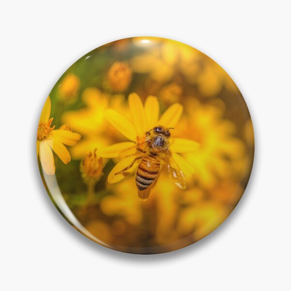 Item preview, Busy Bee on a Blanket of Yellow designed and sold by River Oak Media.