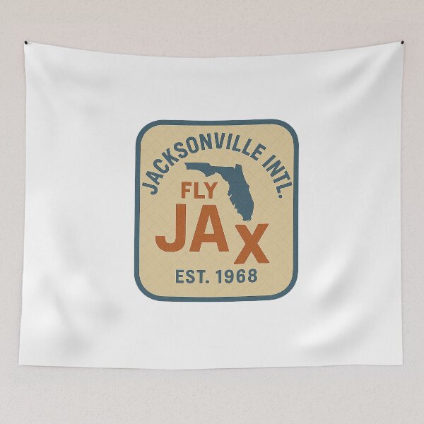 Item preview, Fly JAX Jacksonville International Airport Vintage Florida Badge designed and sold by CityMerch4.