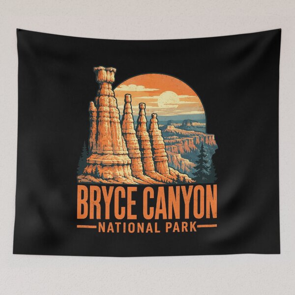 Item preview, Bryce Canyon National Park Nature Vintage designed and sold by lorna-saway.