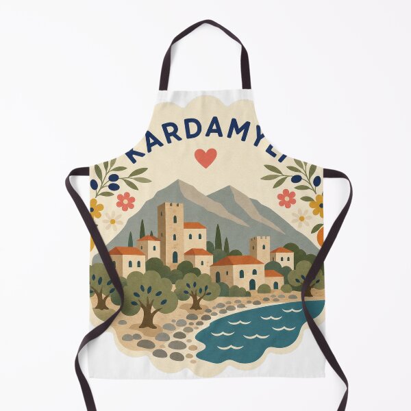 Item preview, Kardamyli Greece Travel Souvenir Modern Folk Art designed and sold by VisualArtsOasis.