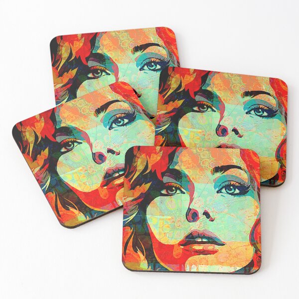 Item preview, Neo Expressionist Woman designed and sold by ViaARTfactory.