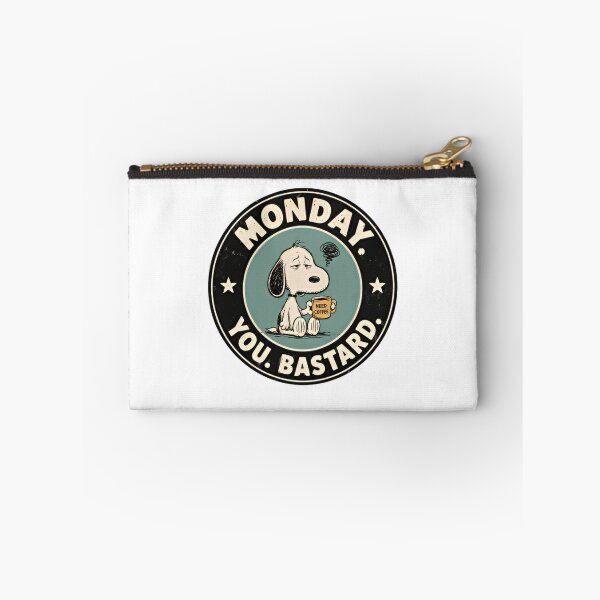 Item preview, Monday. You. Bastard. Grumpy Work Week Coffee Drinker Humor designed and sold by RetroMini2026.
