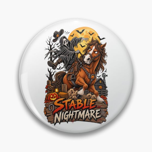 Item preview, Stable Nightmare Halloween Horse – Spooky Haunted Ride designed and sold by Ayden World.
