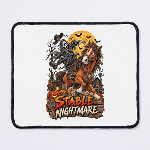 Item preview, Stable Nightmare Halloween Horse – Spooky Haunted Ride designed and sold by Ayden World.