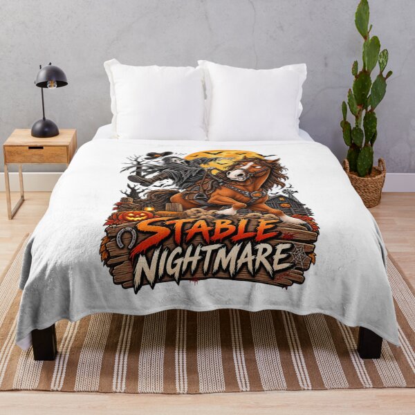 Item preview, Stable Nightmare Halloween Horse – Spooky Haunted Ride designed and sold by Ayden World.