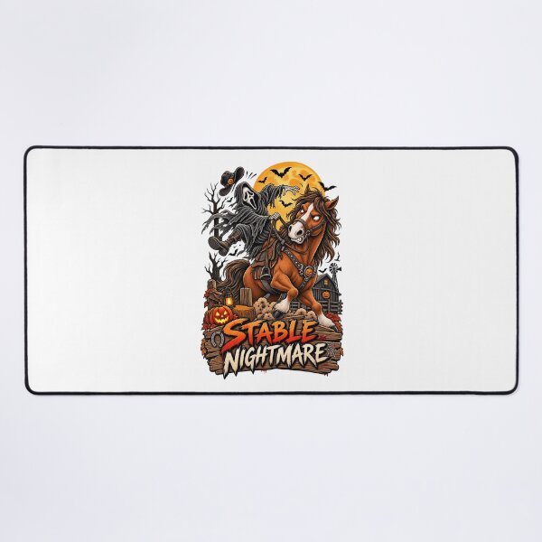 Item preview, Stable Nightmare Halloween Horse – Spooky Haunted Ride designed and sold by Ayden World.