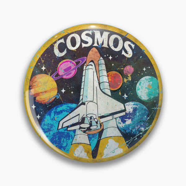Item preview, Retro Vintage Cosmos Space Shuttle Planets Patch designed and sold by Lidra Zehcnas.