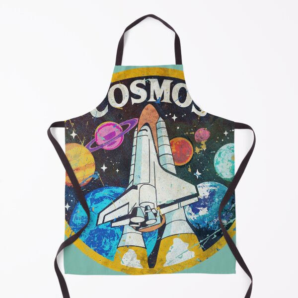 Item preview, Retro Vintage Cosmos Space Shuttle Planets Patch designed and sold by Lidra Zehcnas.