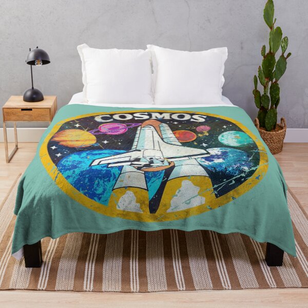 Item preview, Retro Vintage Cosmos Space Shuttle Planets Patch designed and sold by Lidra Zehcnas.