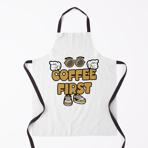 Item preview, COFFEE FIRST - DRINK Words Character Bold Retro designed and sold by NFTWords.