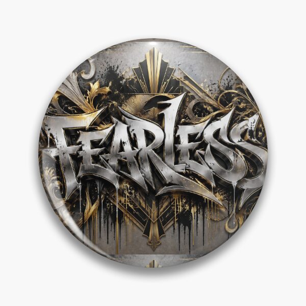Item preview, Luxury​ Graffiti​ Fearless​ Word​ designed and sold by Adisak-designs.