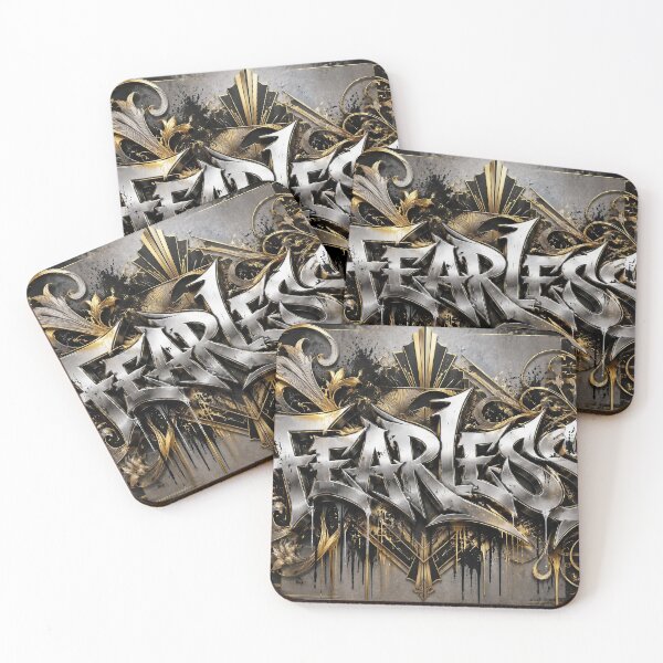 Item preview, Luxury​ Graffiti​ Fearless​ Word​ designed and sold by Adisak-designs.