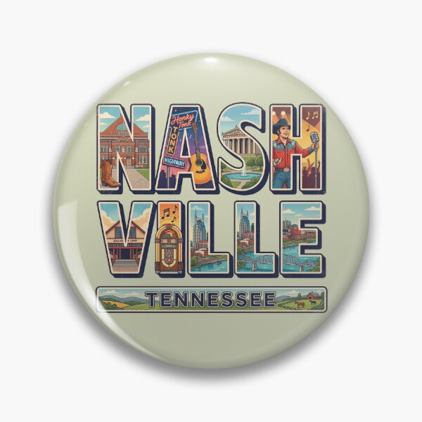 Item preview, Nashville Tennessee Font Art  designed and sold by Milasneeze.